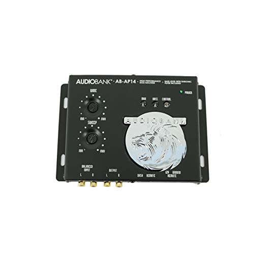AudioBank AB-AP14 1/2 Din Car Audio Digital Bass Processor, Bass Maximizer & Sound Restoration with Dash Mount Remote Control & Lighted Bass Restoration Display-2nd Gen AudioBank AB-AP14 1/2 Din Car Audio Digital Bass Processor, Bass Maximizer & Sound Restoration with Dash Mount Remote Control & Lighted Bass Restoration Display-2nd Gen